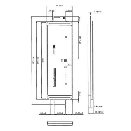 EVE D21 3.65V 50.5Ah 鋰三元軟包電池尺寸1 EVE D21 3.65V 50.5Ah 鋰三元軟包電池尺寸1