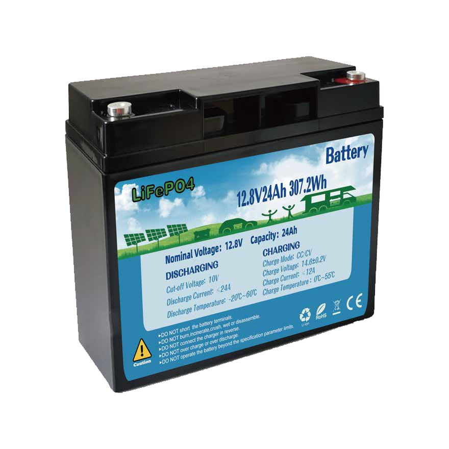 廠家直銷12V 24Ah鋰電池光伏太陽能儲能系統5G通信基站電池