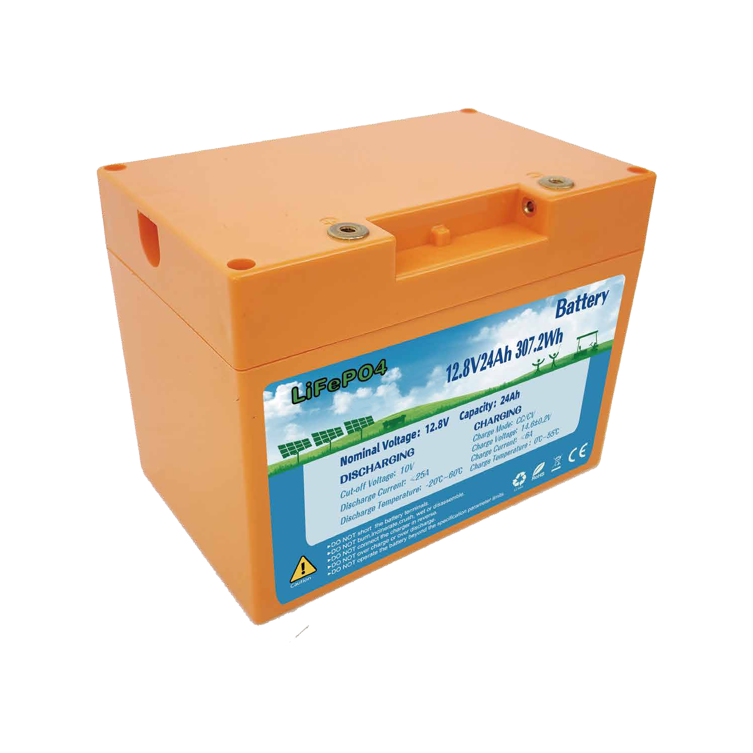 12.8V 24ah鉛改鋰電池定制can通訊智能搬運車agv機器人磷酸鐵鋰電池組