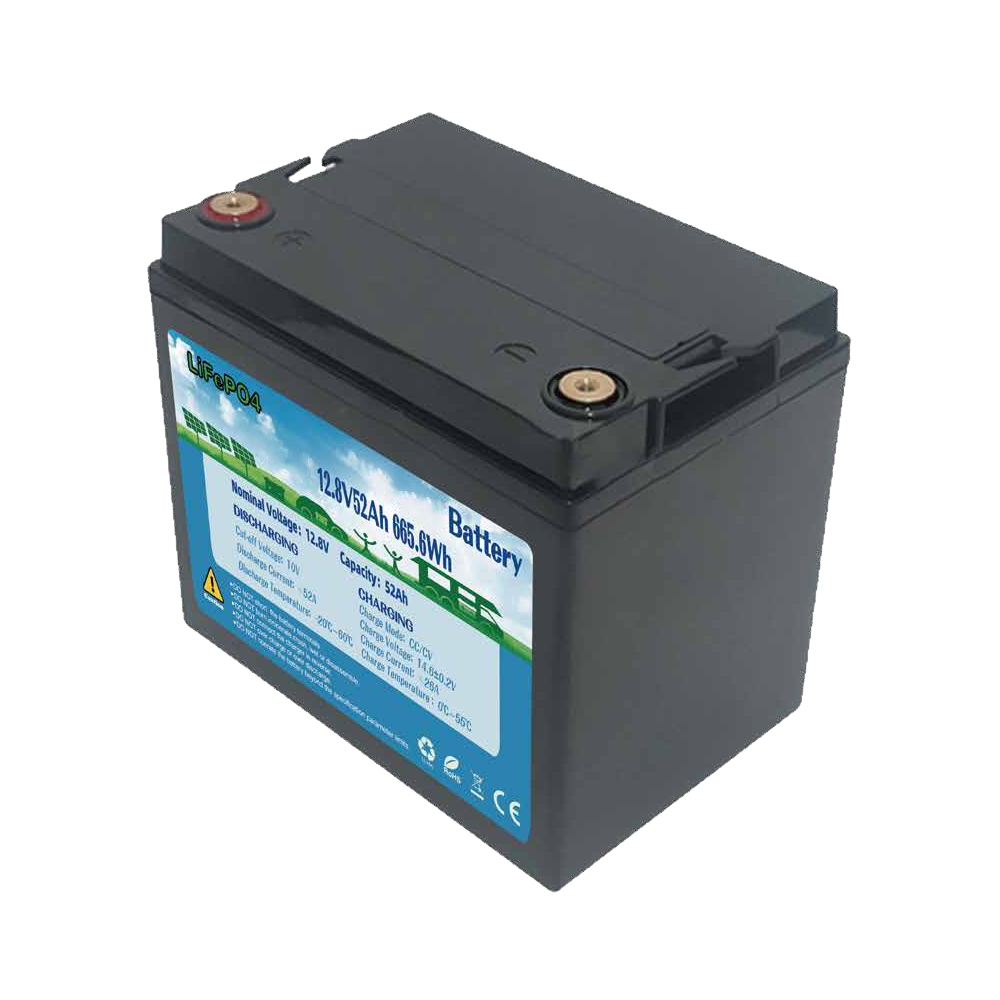 12v 52ah鋰電池組家庭儲能A品電芯系統太陽能發電離網供電電池組